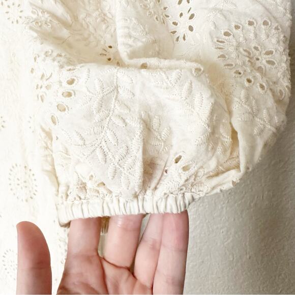 Jen's Pirate Booty Mini Dress Womens Ashbury Swirl Square Neck Cotton Eyelet S - Picture 5 of 11